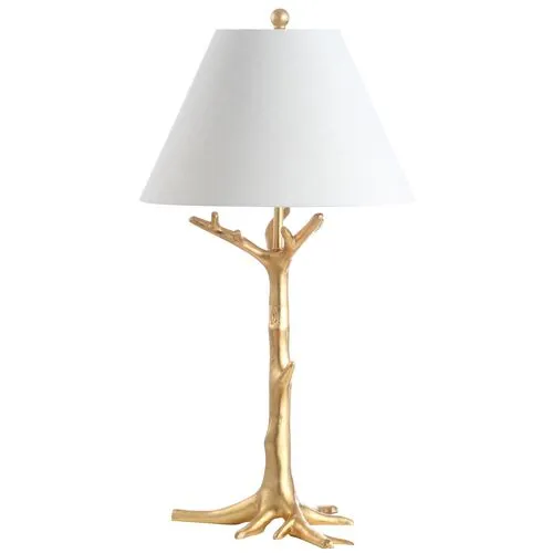 Willow Table Lamp - Gold leaf