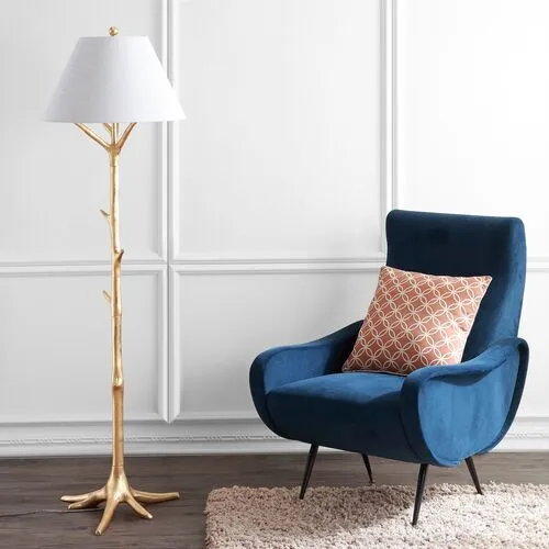 Willow Floor Lamp - Gold Leaf