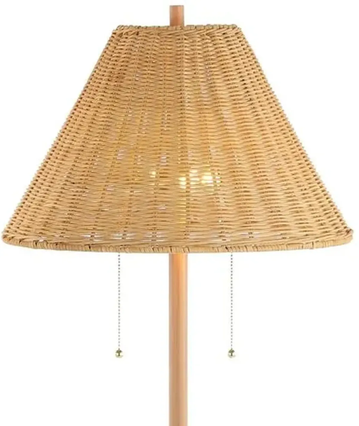 Jayson Rattan Floor Lamp - Brown