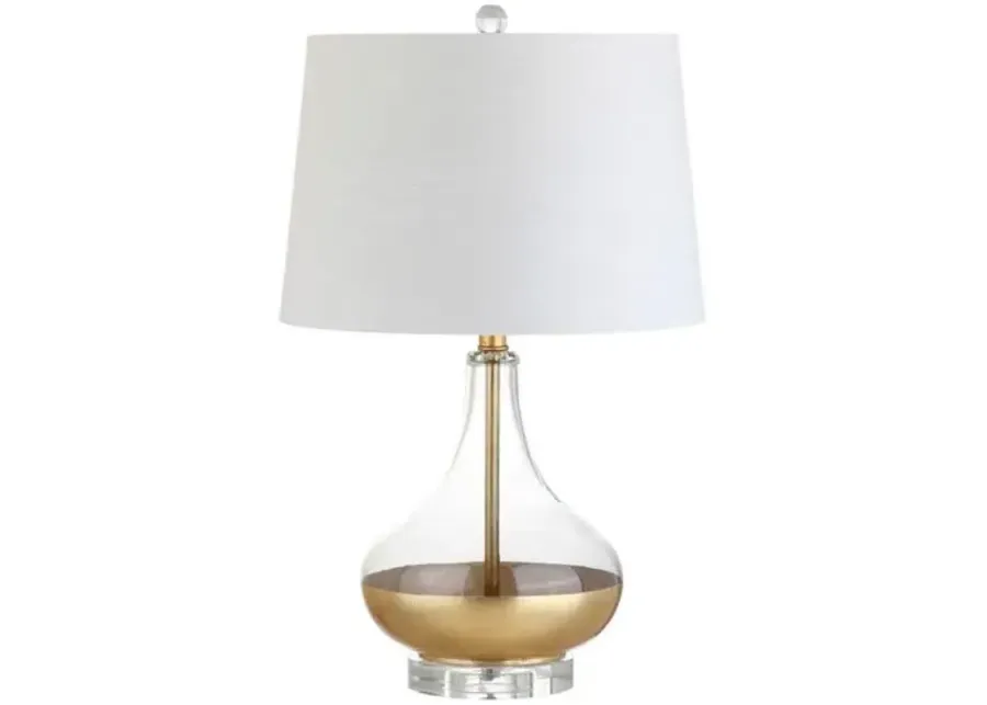 Nova Dipped Table Lamp - Clear/Gold