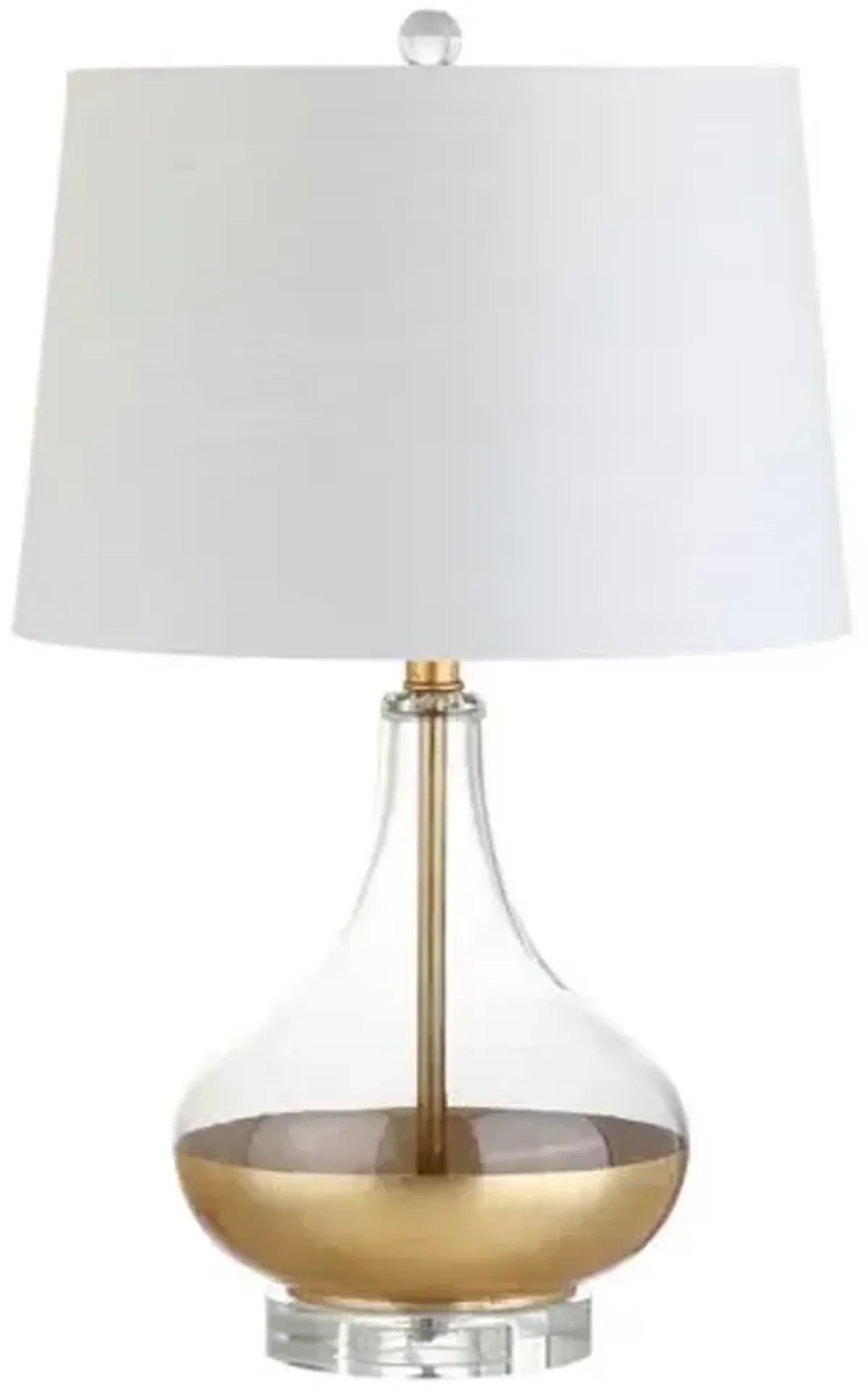 Nova Dipped Table Lamp - Clear/Gold