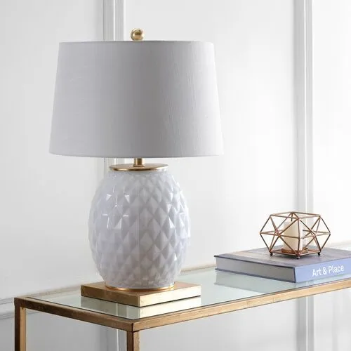 Safrina Table Lamp - White