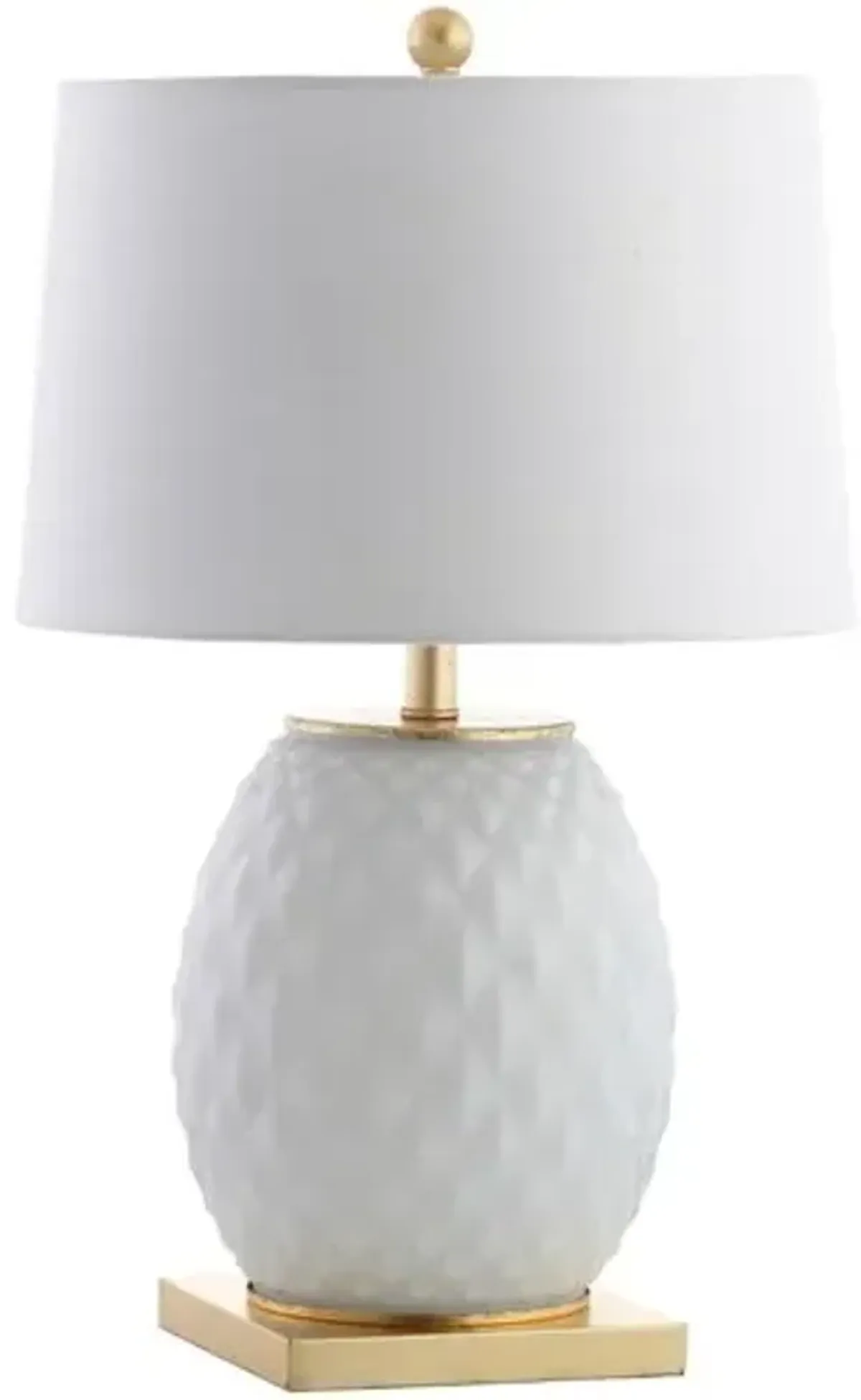 Safrina Table Lamp - White