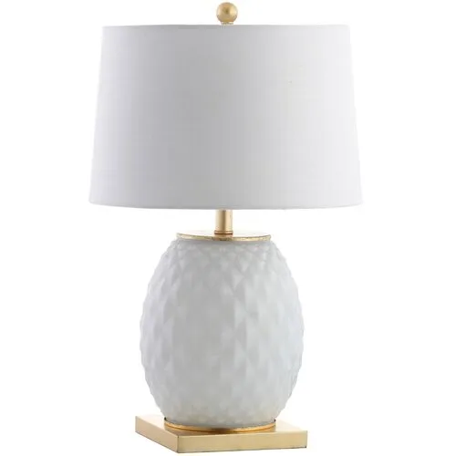 Safrina Table Lamp - White