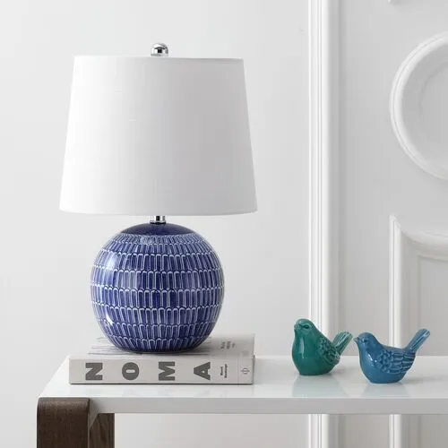 Aza Table Lamp - Navy - Blue
