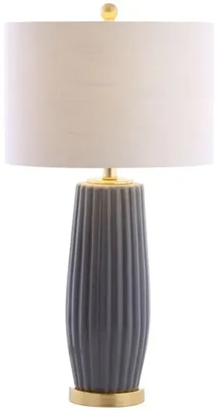 Azaria Table Lamp - Gray