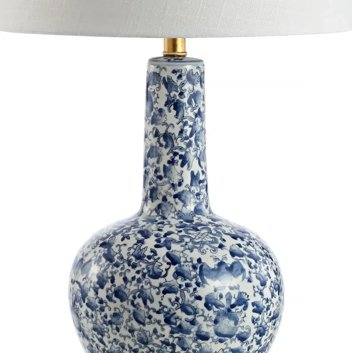 Leonora Table Lamp - Blue/White
