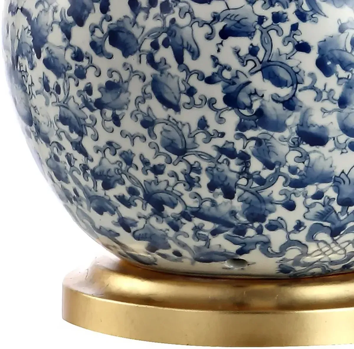 Leonora Table Lamp - Blue/White