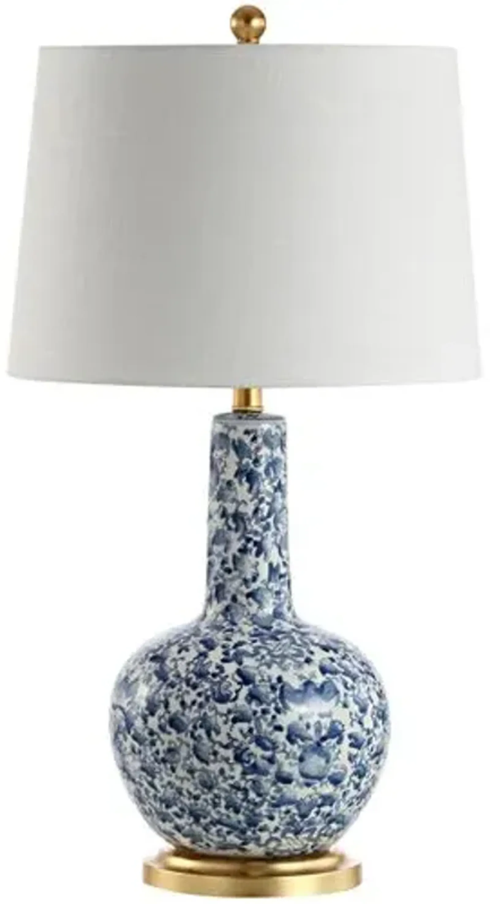 Leonora Table Lamp - Blue/White