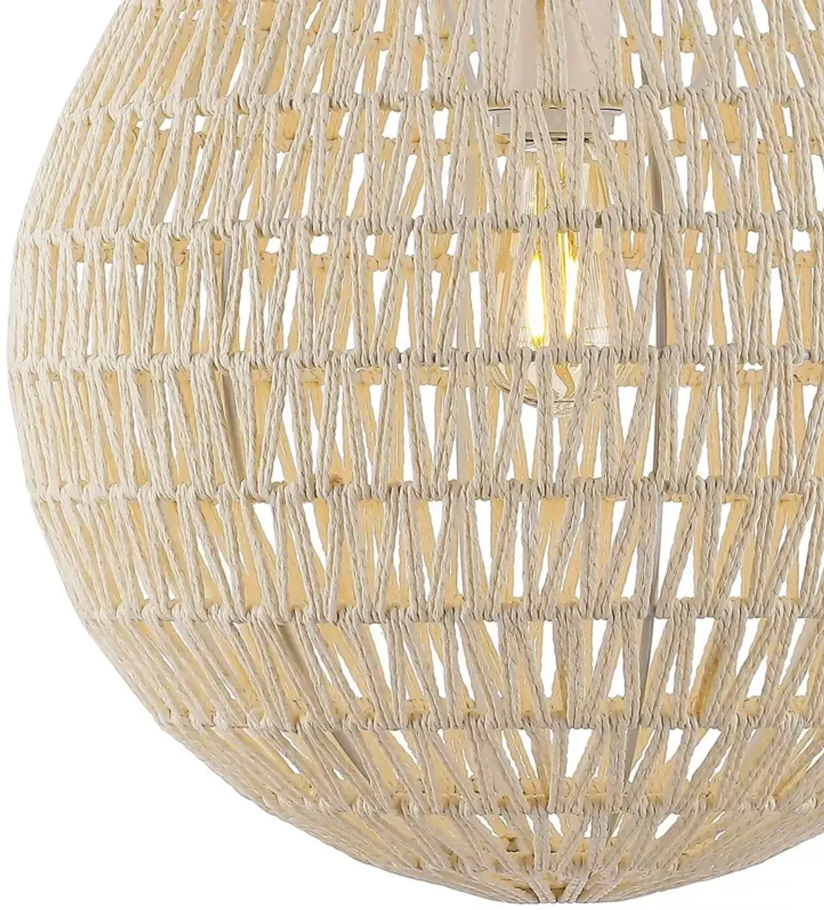 Rhodes Woven Rattan Pendant