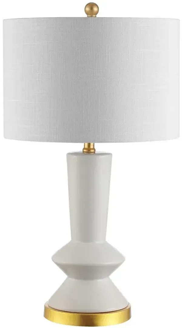 Wells Table Lamp - White