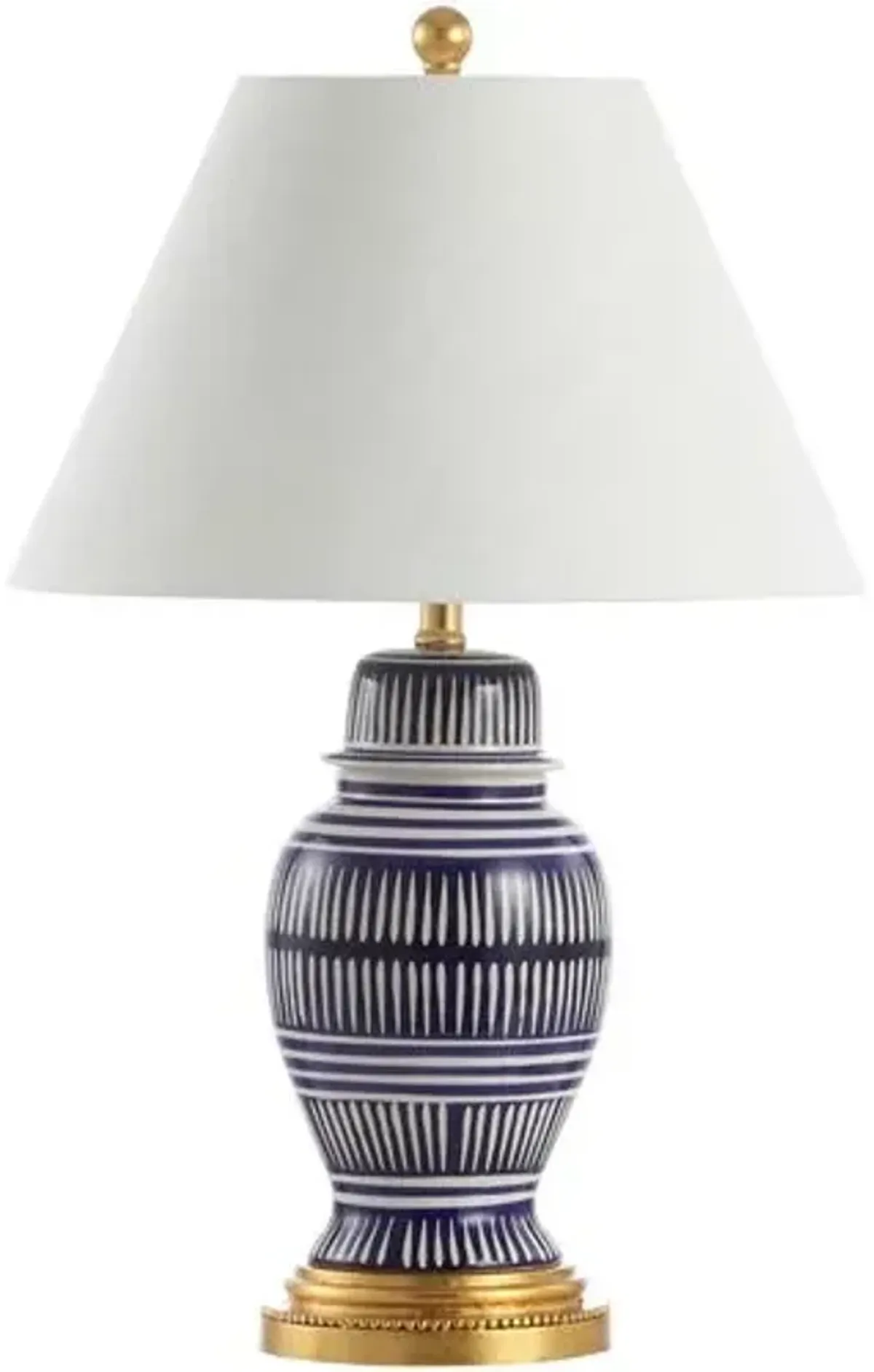 Hadley Table Lamp - Blue/White