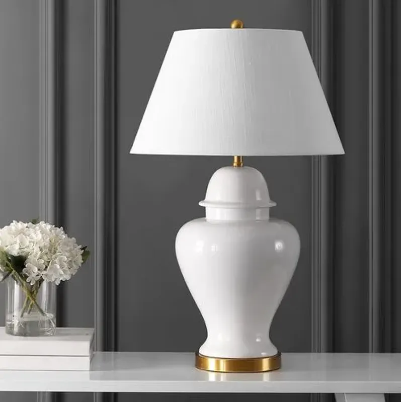 Camdyn Table Lamp - White