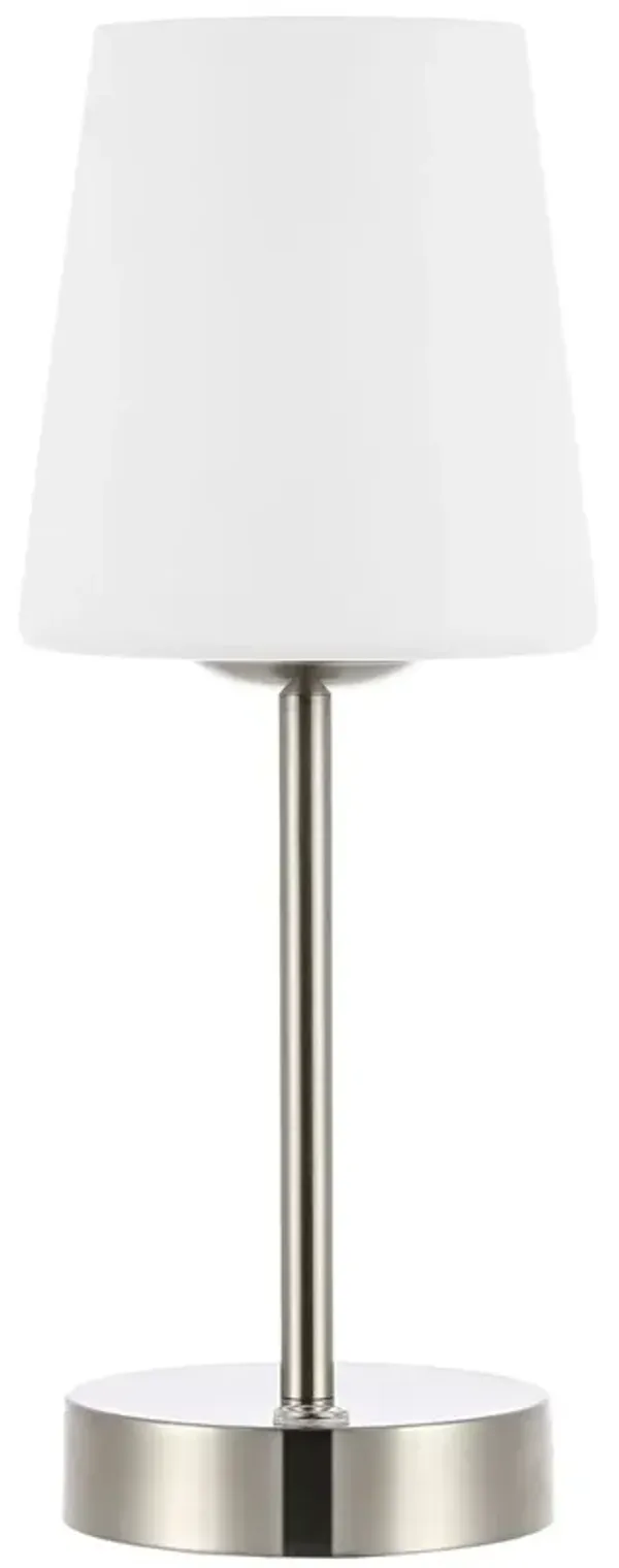 Morgana Portable Cordless LED Table Lamp - Silver