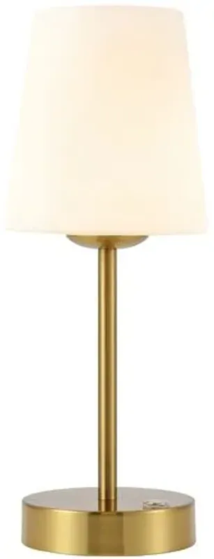 Morgana LED Portable Table Lamp - Gold