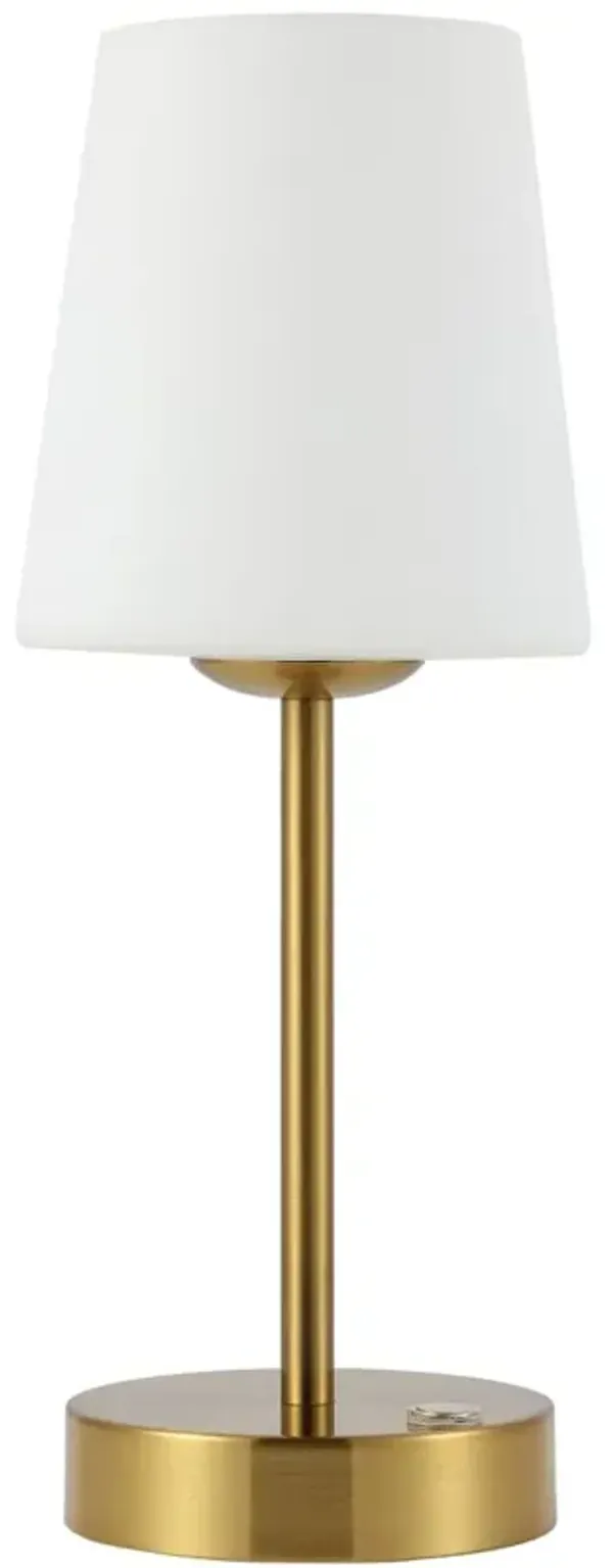 Morgana Portable Cordless LED Table Lamp - Gold