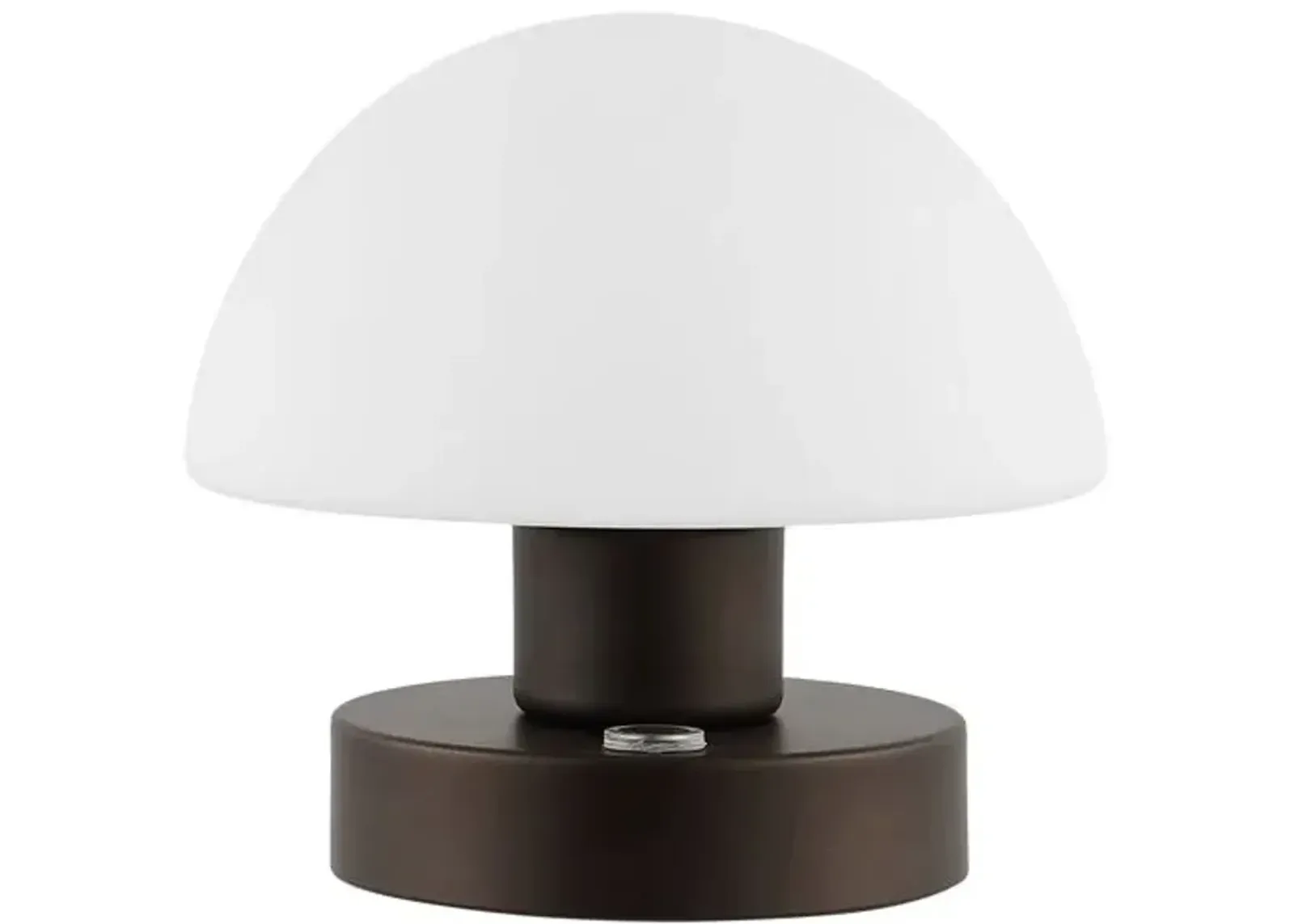 Xen Mushroom Portable LED Table Lamp - Black