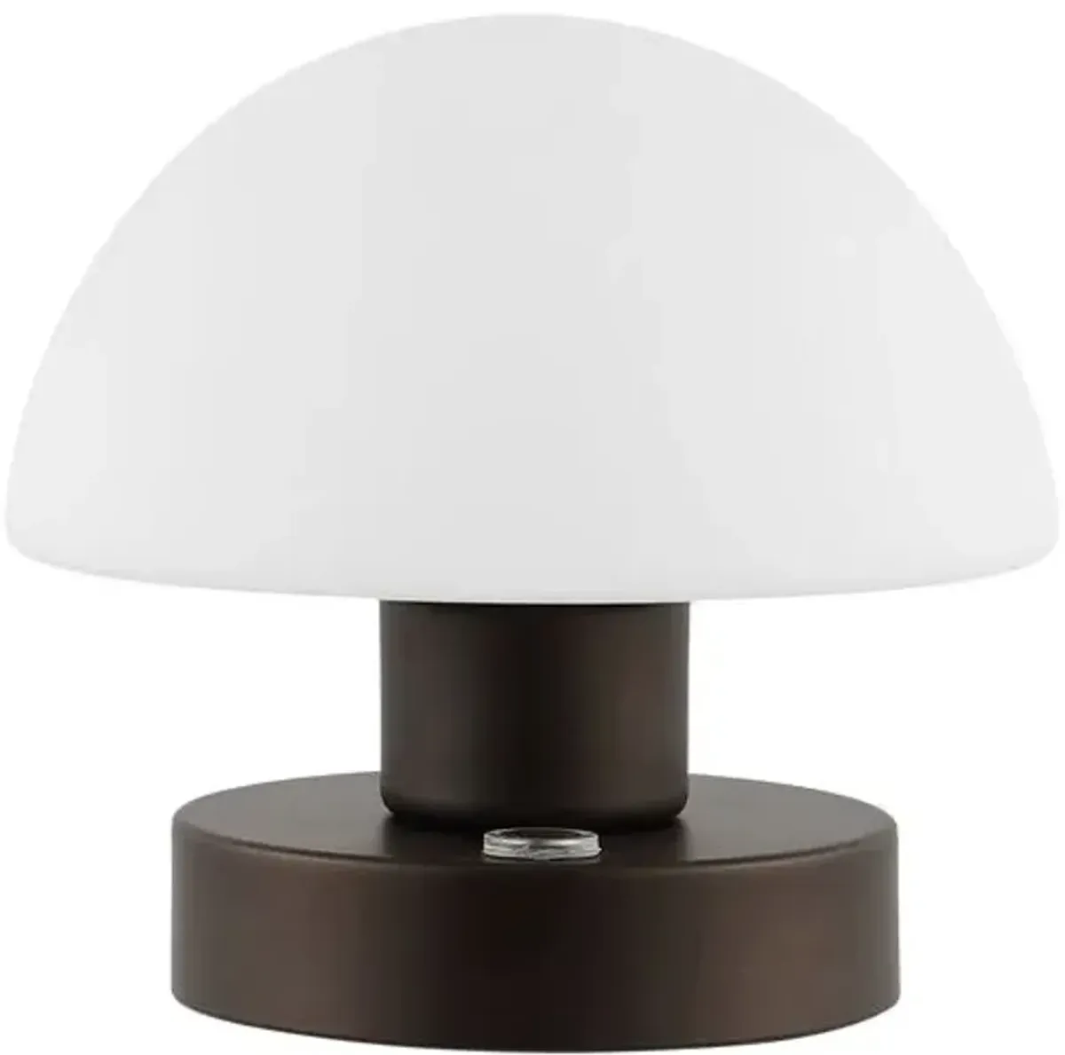 Xen Mushroom Portable LED Table Lamp - Black