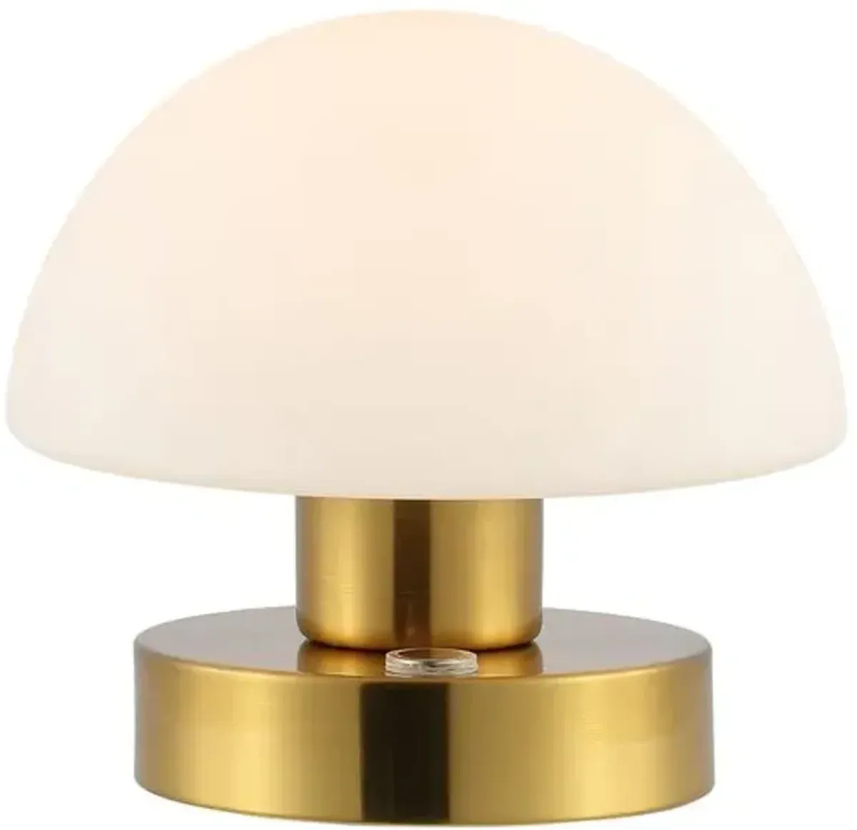 Xen Mushroom Portable LED Table Lamp - Gold