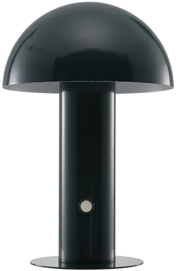 Colter Mushroom Portable Cordless LED Tall Table Lamp - Green
