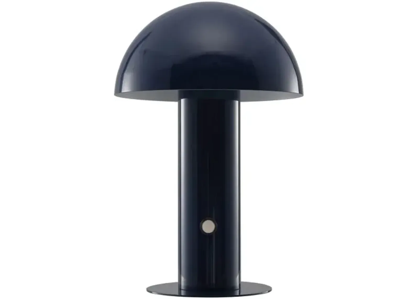 Colter Mushroom Portable LED Tall Table Lamp - Blue