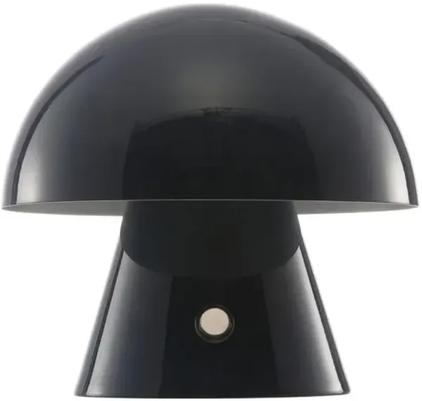 Colter Mushroom Portable LED Cordless Petite Table Lamp - Blue