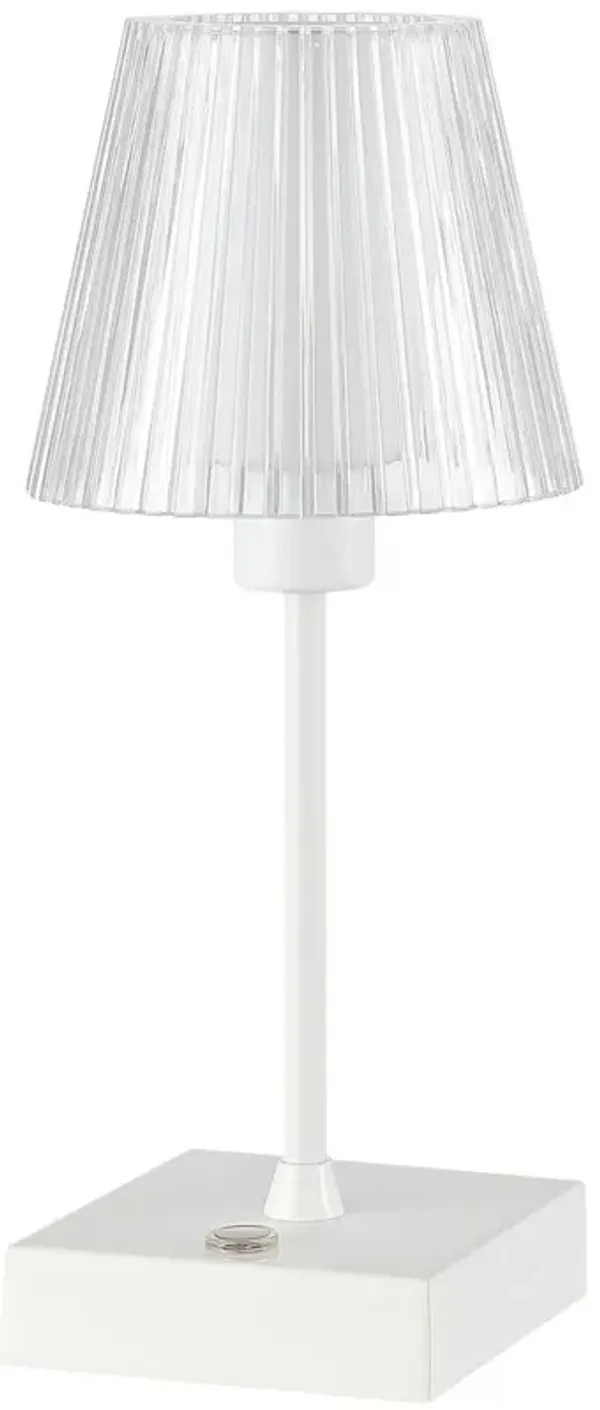 Danika LED Portable Cordless Table Lamp - White