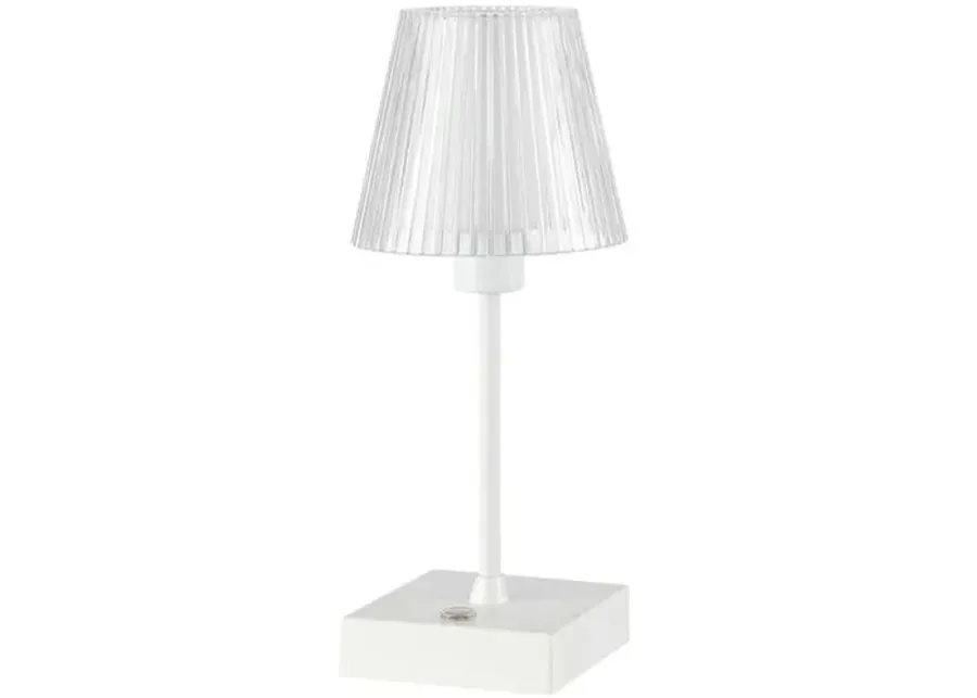 Danika Portable LED Table Lamp - White