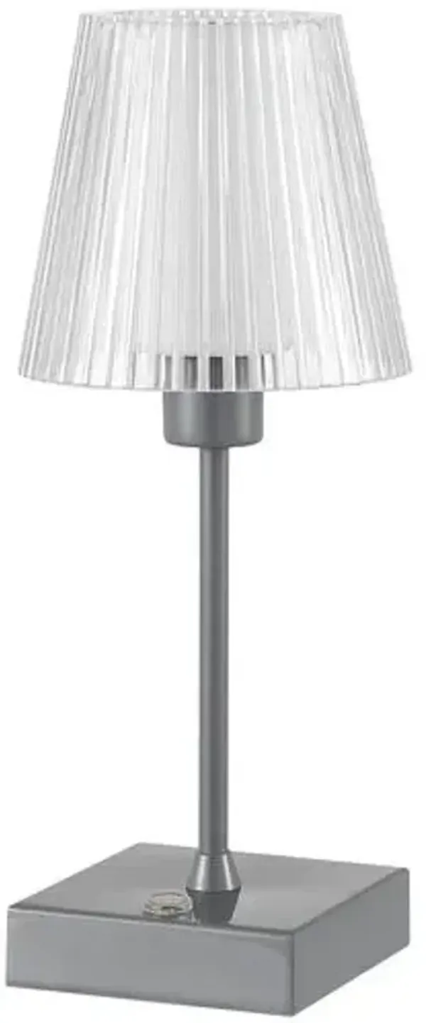 Danika LED Portable Cordless Table Lamp - Gray