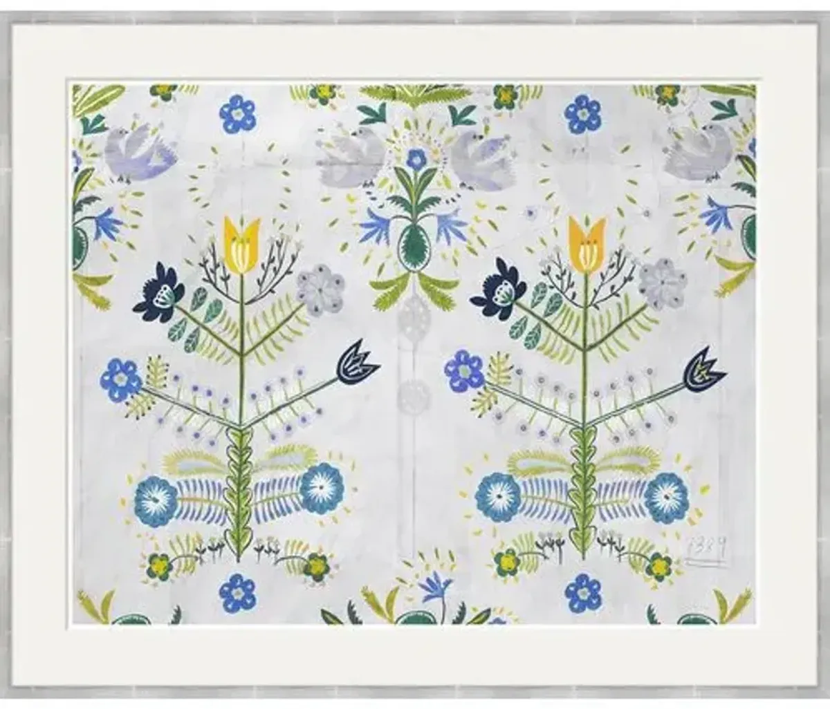 Paule Marrot - La Fete Variation III - Soicher Marin - Blue