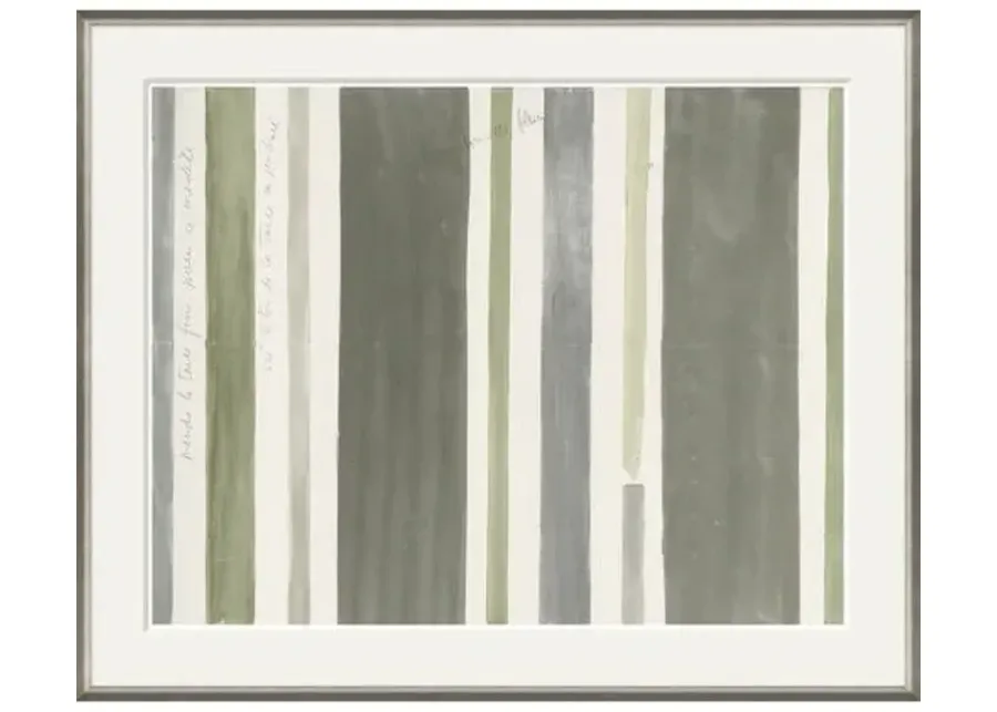 Paule Marrot - Green Stripes - Soicher Marin