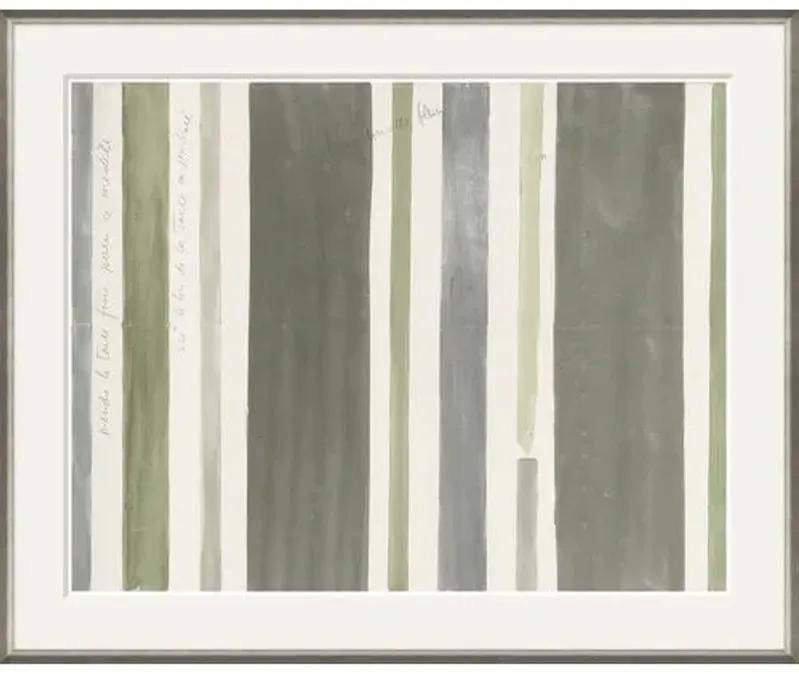 Paule Marrot - Green Stripes - Soicher Marin