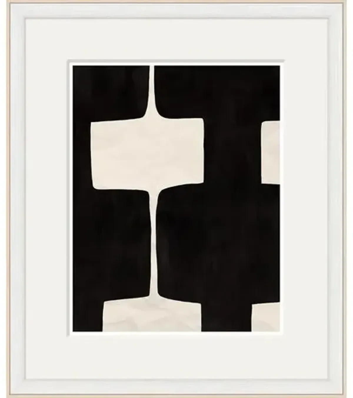 Paule Marrot - Black and White Abstract 3 IV - Soicher Marin