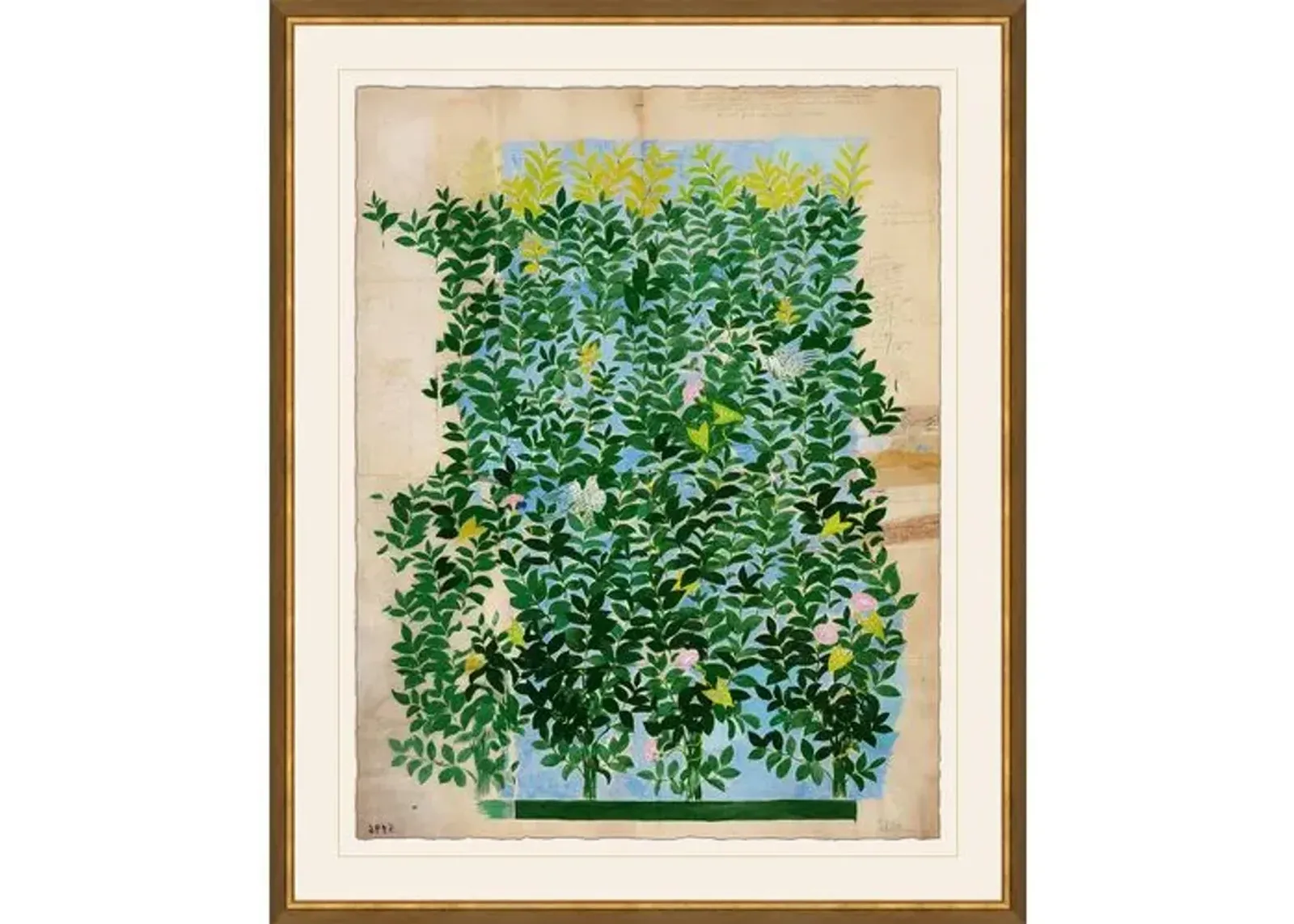 Paule Marrot - Green Leaves Variation I - Soicher Marin