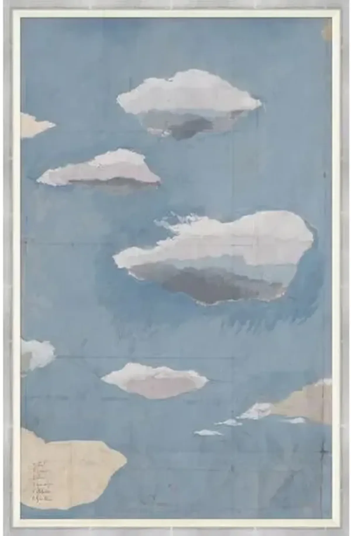 Paule Marrot - Les Nuages II Variation I - Soicher Marin - Blue