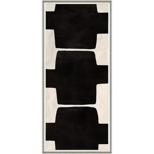 Paule Marrot - Black and White Abstract 3 I Variation II - Soicher Marin