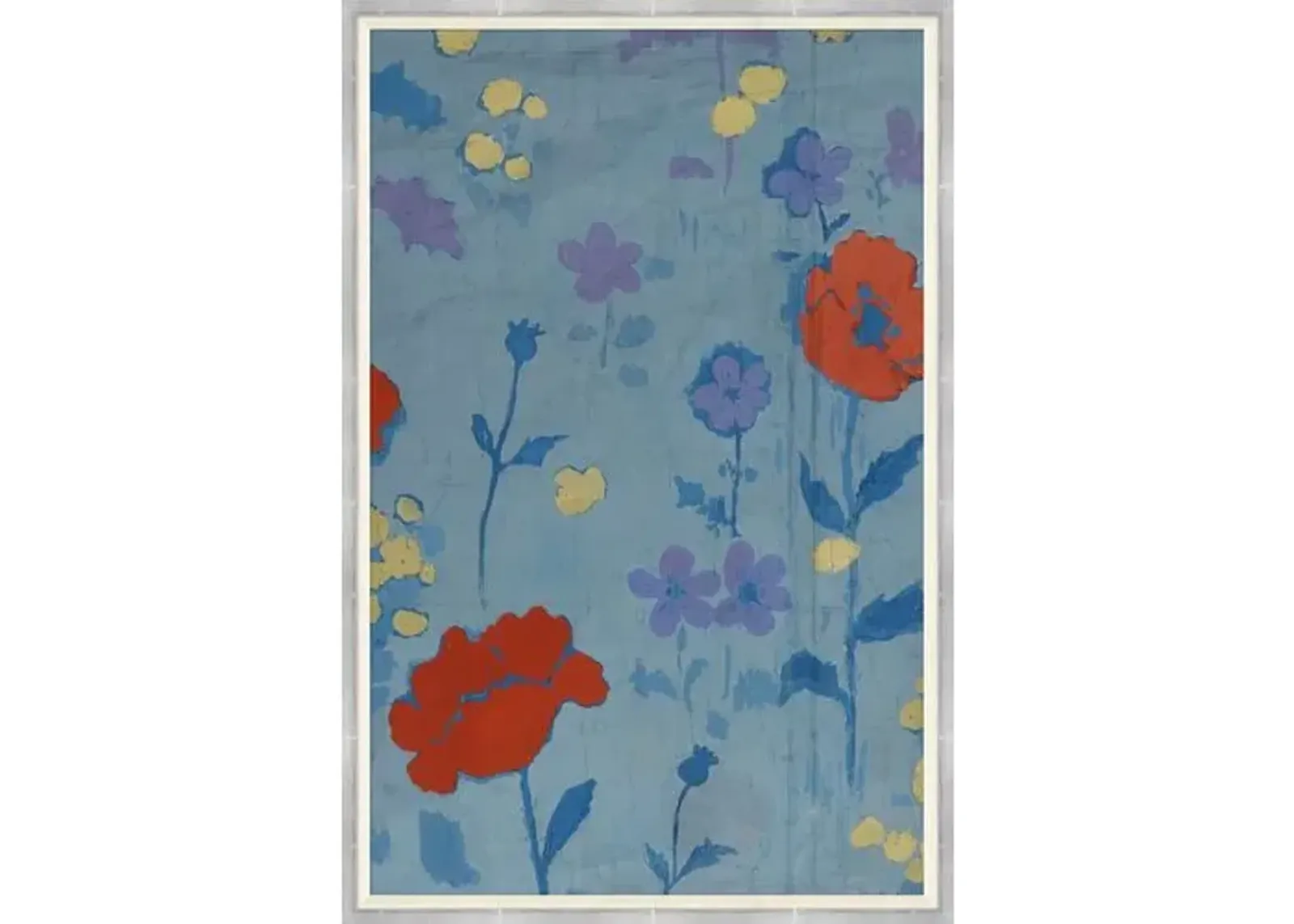 Paule Marrot - Poppies I Variation I - Soicher Marin - Blue