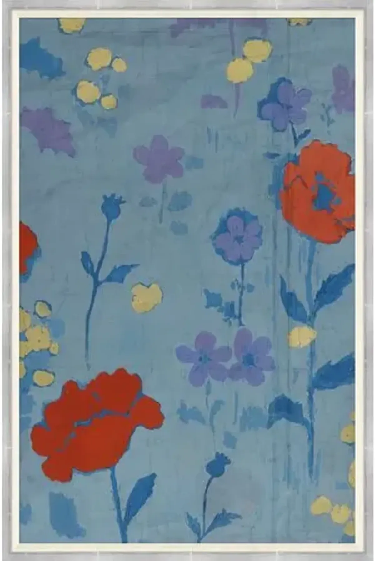 Paule Marrot - Poppies I Variation I - Soicher Marin - Blue