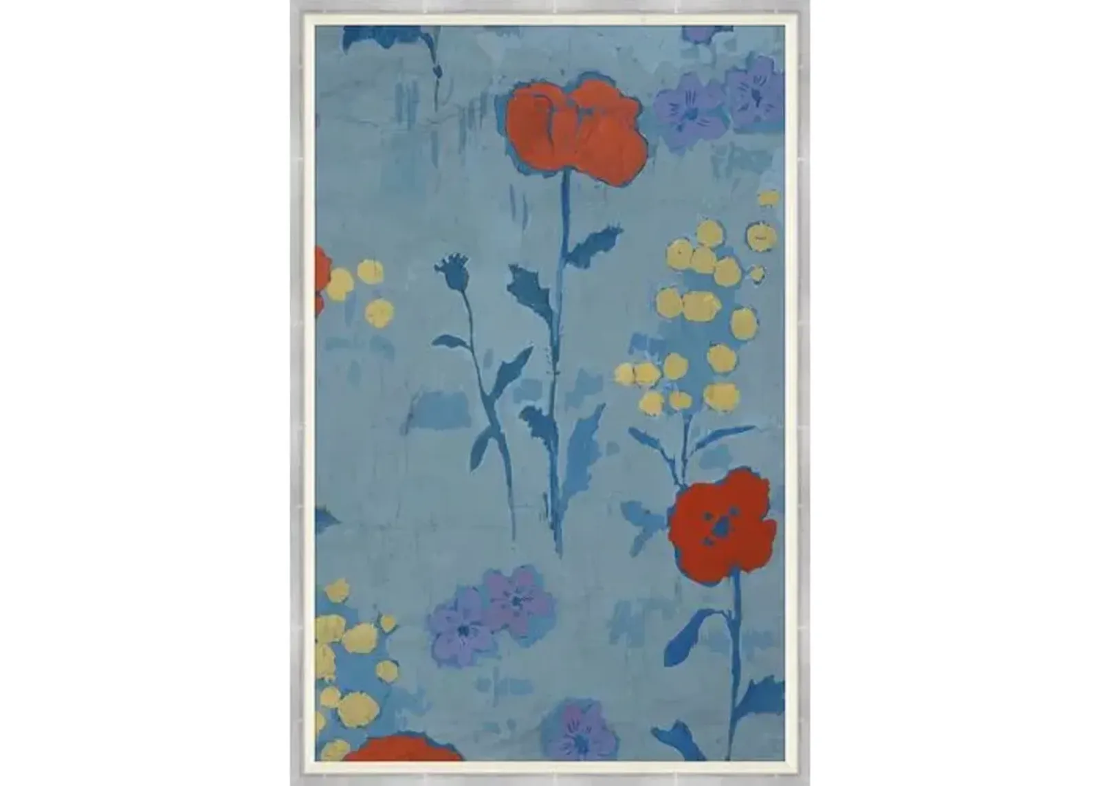 Paule Marrot - Poppies II Variation I - Soicher Marin - Blue