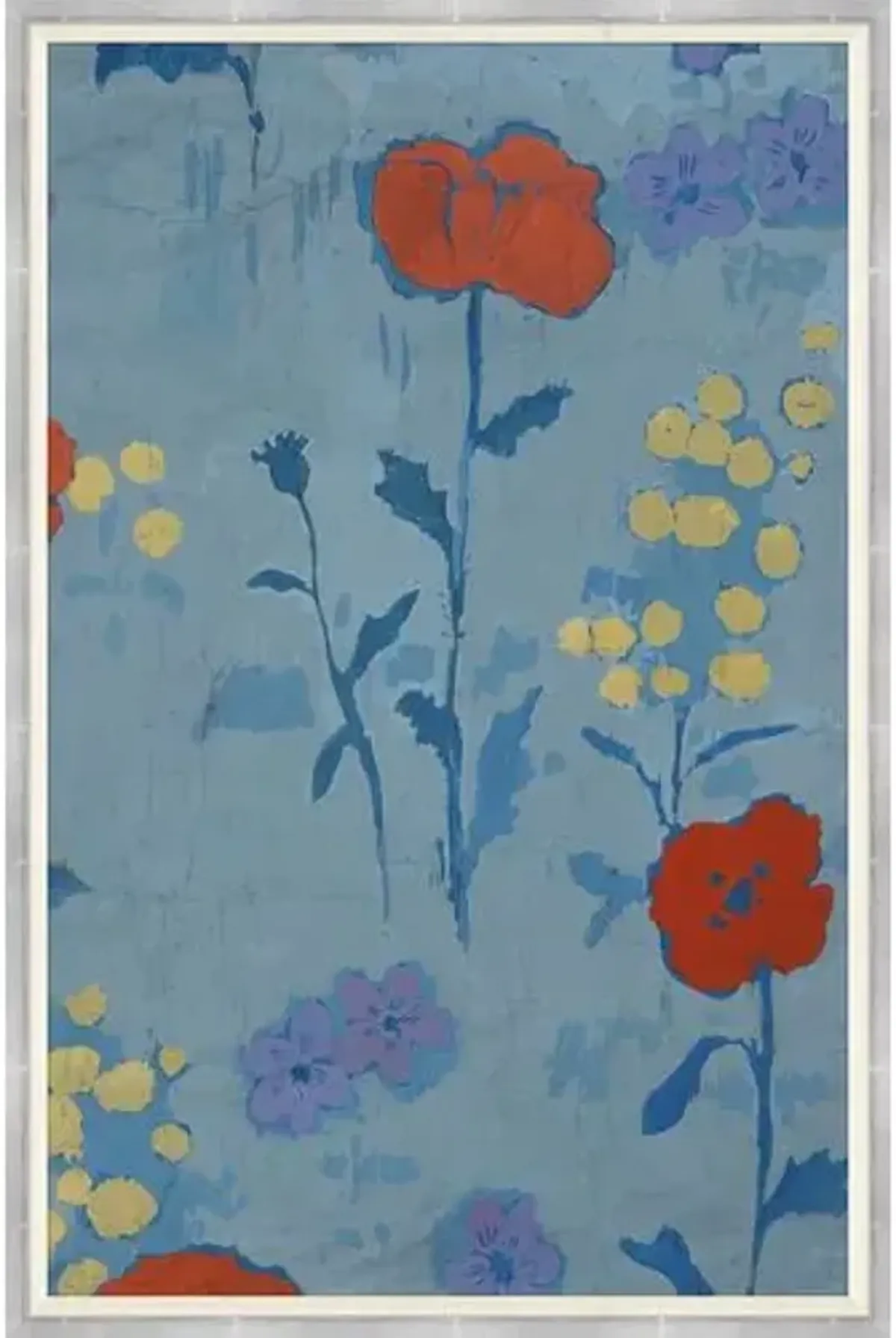 Paule Marrot - Poppies II Variation I - Soicher Marin - Blue