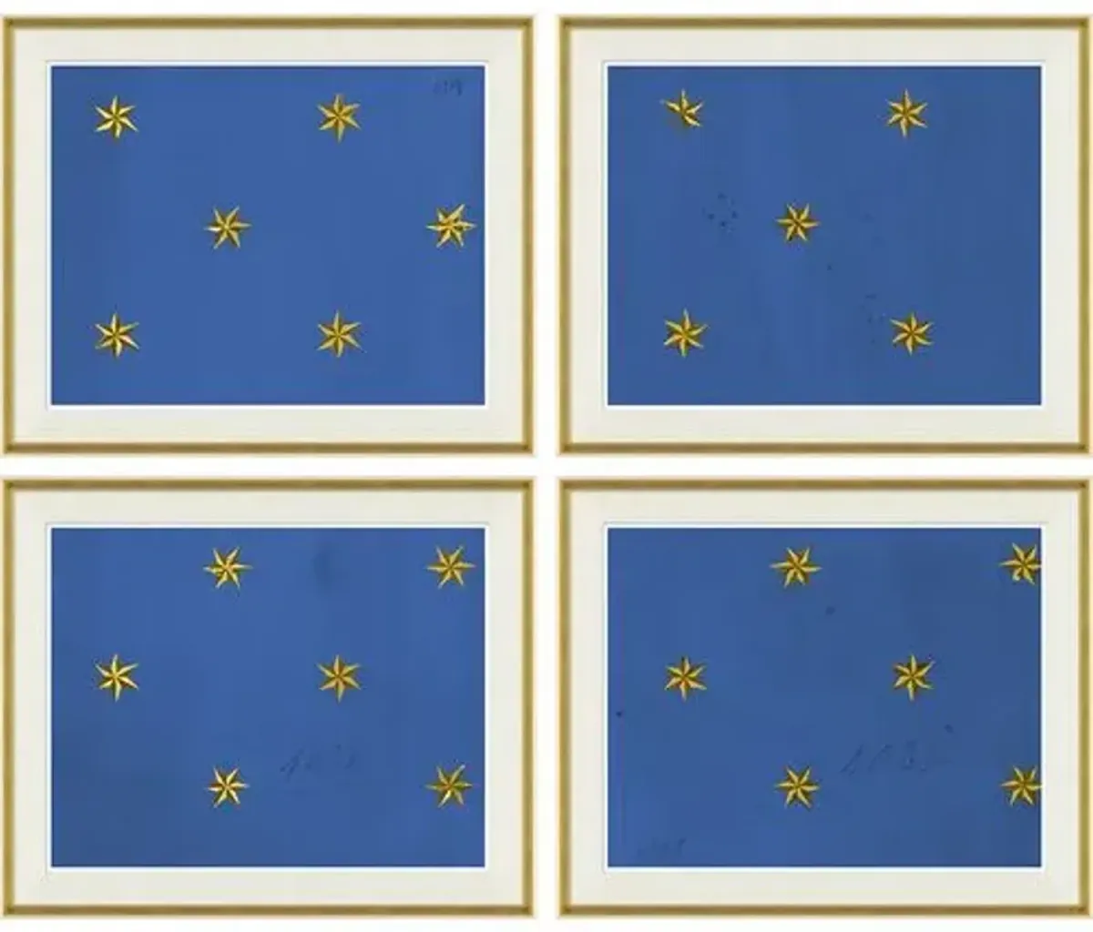 Paule Marrot - Etoile Blue I-IV Series - Soicher Marin