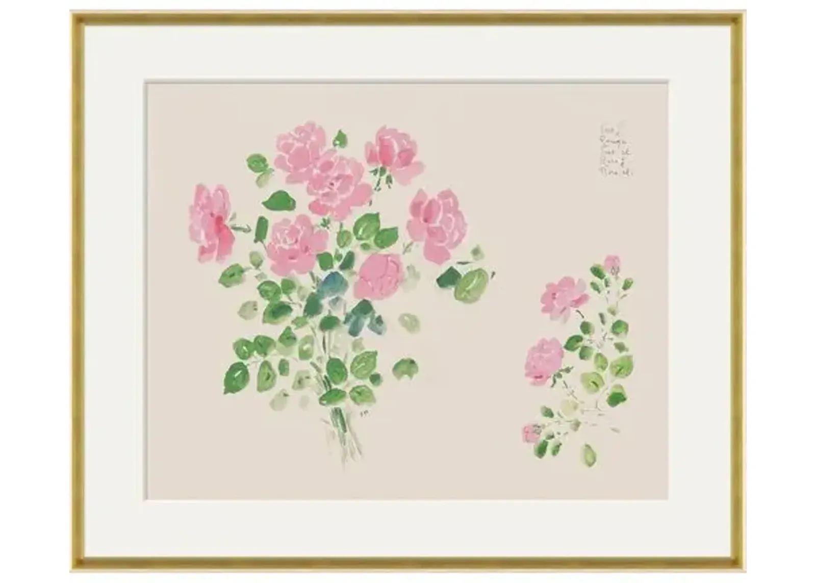 Paule Marrot - Rose Bouquet Variation I - Soicher Marin - Pink