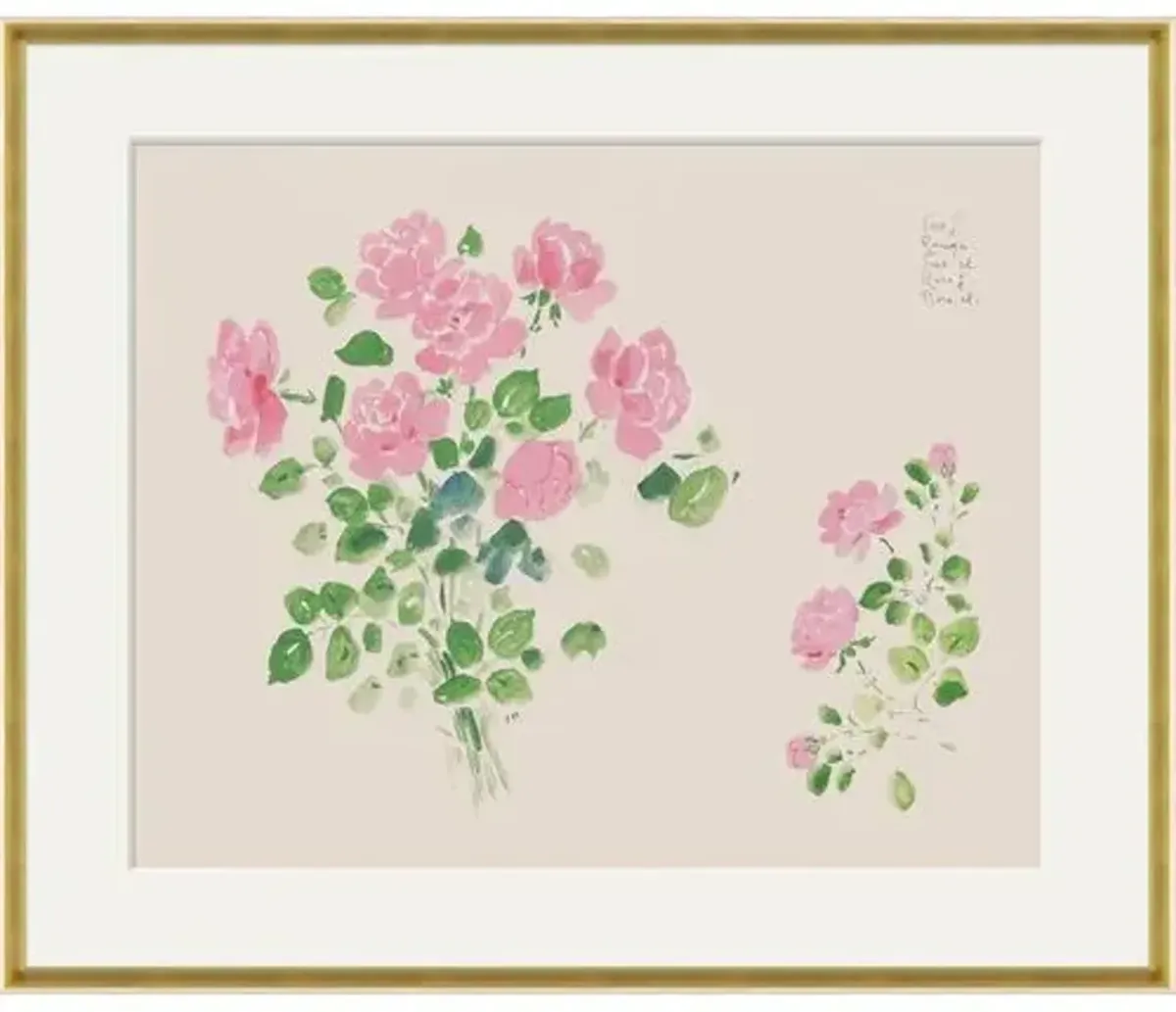 Paule Marrot - Rose Bouquet Variation I - Soicher Marin - Pink