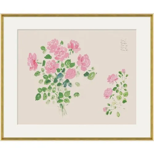 Paule Marrot - Rose Bouquet Variation I - Soicher Marin - Pink