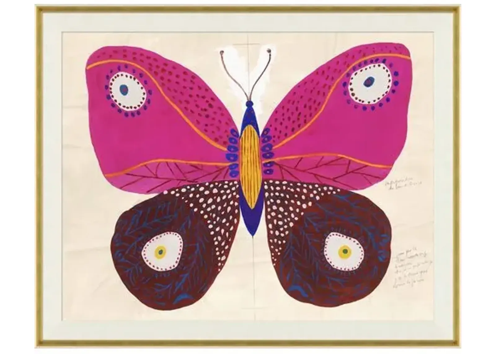 Paule Marrot - Butterfly Pink Variation II - Soicher Marin