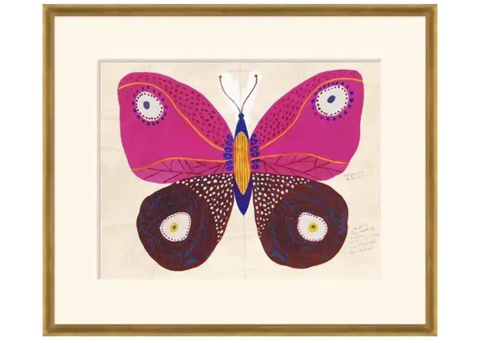 Paule Marrot - Butterfly Pink Variation I - Soicher Marin