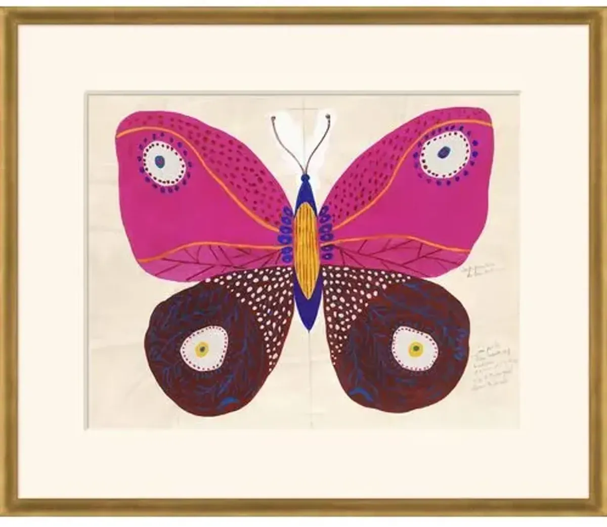 Paule Marrot - Butterfly Pink Variation I - Soicher Marin