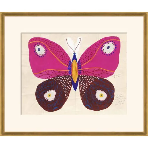 Paule Marrot - Butterfly Pink Variation I - Soicher Marin
