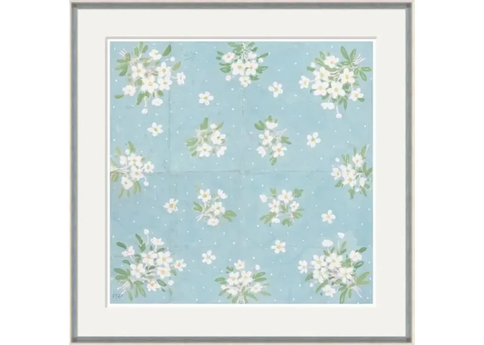 Paule Marrot - Roses de Noel Variation II - Soicher Marin - Blue