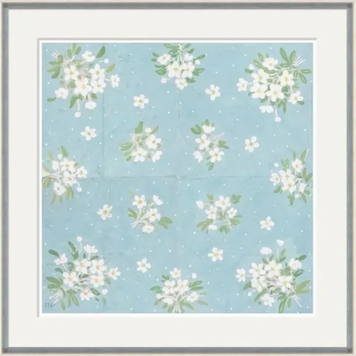 Paule Marrot - Roses de Noel Variation II - Soicher Marin - Blue